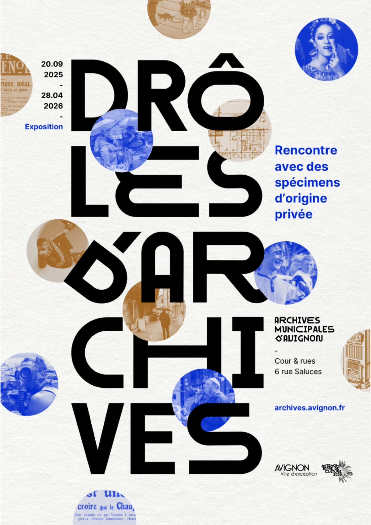 Exposition &quot;Drôles d&apos;Archives / Archives Nationales Avignon