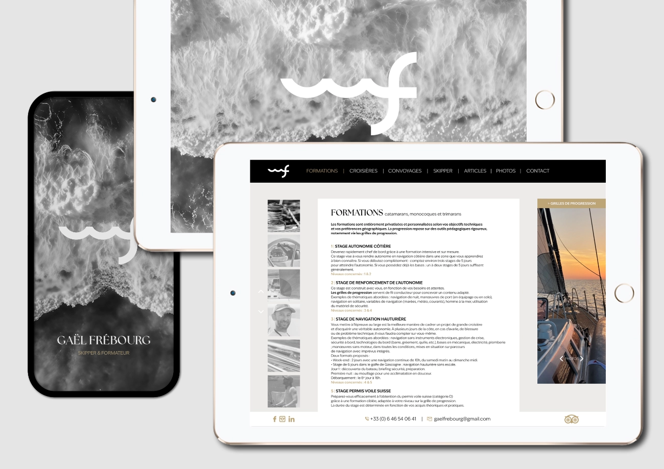Gaël Frebourg - Skipper