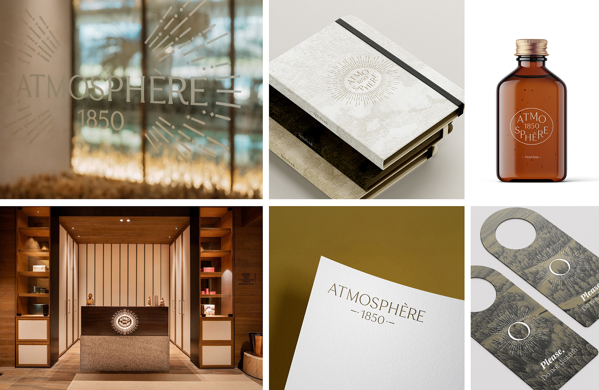 ATMOSPHERE 1850 — Branding, Identité visuelle — Atelier Giffon / Parici signalétique - Courchevel
