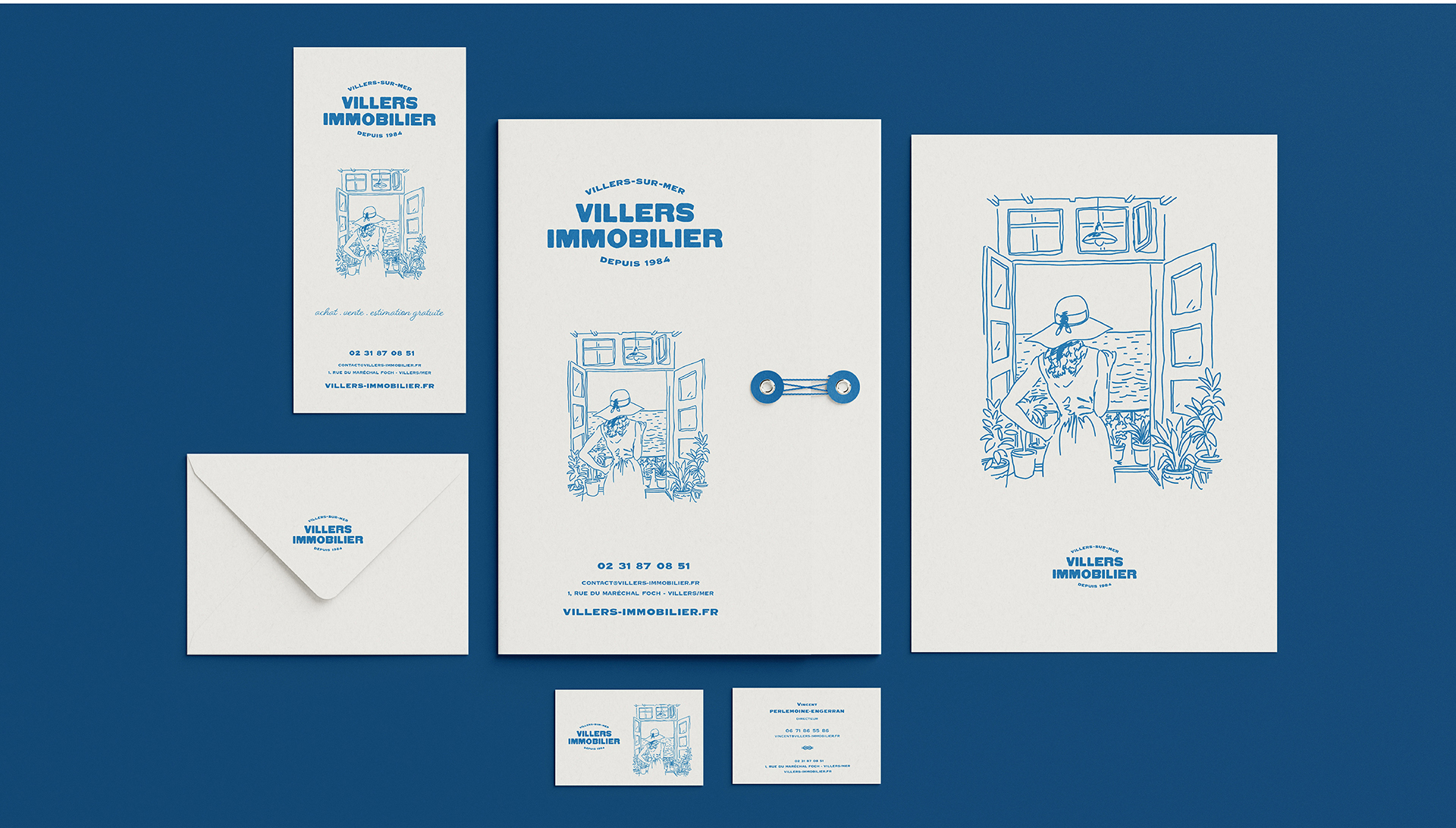 VILLERS IMMOBILIER — Branding, Identité visuelle — Agence immobilière - Villers/mer